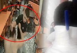 Ensesine saplanan bıçakla hastaneye gitti! Dehşet dolu anlar kamerada