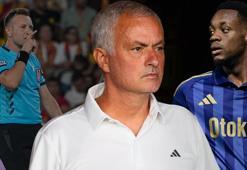 Göztepe - Fenerbahçe maçında sinirler gerildi! Jose Mourinho soyunma odasına gitti