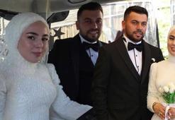 Gelinlik giydi, direksiyona geçti! Düğün arabasını gören şaşkına döndü