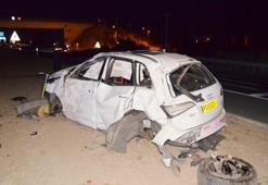 İngiltere'den tatile geldiler, Aksaray'da takla attılar: 2 ölü, 3 yaralı