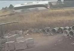 Kuzey Marmara Otoyolu'nda meydana gelen trafik kazası kamerada