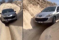 Navigasyon şaşırdı, sürücü peribacalarına girdi! ‘Bütün turistlere gösterdim’