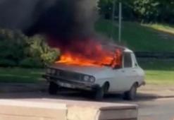 TBMM önünde araç yangını! Emniyet'ten açıklama geldi: 1 kişi gözaltına alındı