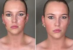 3 kilo zayıf gösteren makyaj böyle yapılır! Saniyesinde değişti, listeyi verdi