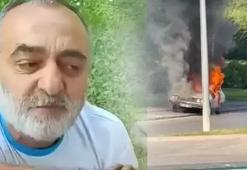 TBMM önünde otomobilini yakan şüpheli tutuklandı