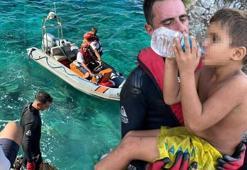 8 kişinin bulunduğu tekne battı! Denizin ortasında can pazarı: 2 çocuk saatler sonra bulundu