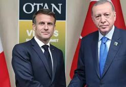Cumhurbaşkanı Erdoğan, Macron ile görüştü