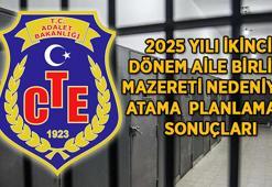 CTE 2025 YILI İKİNCİ DÖNEM Aile Birliği Mazereti atama planlaması sonuçları! Ceza ve Tevkifevleri sonuç sorgulama ekranı