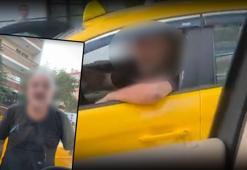 Ankara'da maganda dehşeti! Küfürler savurdu, aracını yumrukladı