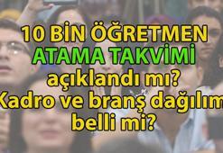 10 BİN ÖĞRETMEN ATAMA TAKVİMİ açıklandı mı? MEB AGS 10 bin öğretmen ataması kadro ve branş dağılımı belli oldu mu? MEB AGS son dakika açıklamaları