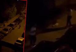 Başakşehir'de polise mukavemet gösteren şüphelinin yakalanma anları kameraya yansıdı