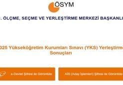 ÖSYM YKS SONUÇLARI e-devlet sorgulama | 2025 YKS tercih yerleştirme sonuçları nasıl sorgulanır? ÖSYM YKS sonuç açıklama ekranı