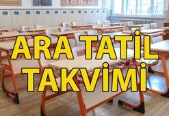 ARA TATİL TAKVİMİ 2025-2026 🚩 İlk ve ikinci dönem ara tatili ne zaman? MEB ara tatil tarihleri