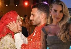 Esra Erol'un kardeşi Eda Erol'dan görkemli kına gecesi! Yadigar elbise damga vurdu