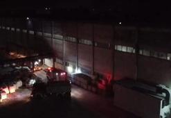 Balıkesir'de kağıt fabrikasında korkutan yangın