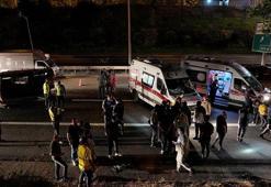 Sultanbeyli'de iki minibüs çarpıştı! 9 kişi yaralandı