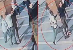 Sokak ortasında dehşet! Bıçakla geldi tek yumrukta yere serdi