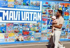 'Mavi vatan' sevgisini anlatan resimler TEKNOFEST Mavi Vatan'da sergileniyor