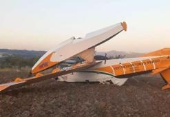 Muğla'da yangın söndürme uçağı zorunlu iniş yaptı