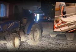 Bursa'da kahreden kaza! Babasının kullandığı traktörün altında kaldı