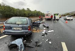 Düzce’de zincirleme kaza: 1 ölü, 2 yaralı