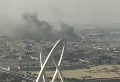 İsrail'in Katar saldırısından ilk anlar kameraya yansıdı