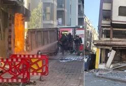 Zeytinburnu'nda binada doğal gaz kaçağı nedeniyle yangın çıktı