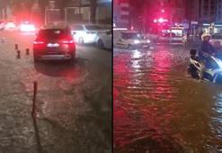 Samsun'da sağanak yağış sele dönüştü! Valilikten uyarı geldi