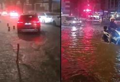 Samsun'da sağanak yağış sele dönüştü! Valilikten uyarı geldi