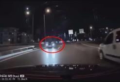 Ters yönde ilerleyen sürücü trafiği tehlikeye attı