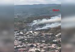 Balıkesir'de orman yangını