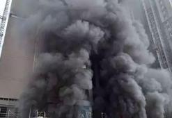 Kadıköy Fikirtepe'de 20 katlı inşaatta yangın