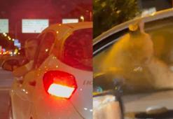 Yol verme kavgasında biber gazı sıktı