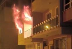 Manisa’da evini ateşe veren baba hayatını kaybetti! Oğlu yanarak kurtuldu
