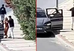 Sokak ortasında gri cip dehşeti! Kadını zorla bindirdi: 'Bırak beni'