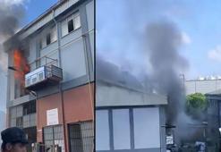 İkitelli sanayi sitesinde yangın söndürüldü