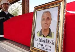 Aort damarı yırtılan polis memuru son yolculuğuna uğurlandı