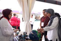 Sümeyye Erdoğan Bayraktar, TEKNOFEST'te Engelliler Sarayı standını ziyaret etti