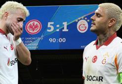 Galatasaray'dan Şampiyonlar Ligi'nde kabus! Almanya'da gündem oldu: Eintracht sahadan süpürdü