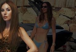 Defne Samyeli'den yeni tatil pozları geldi! Fiziği ile genç kızlara taş çıkarttı