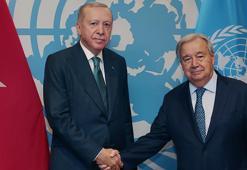 Cumhurbaşkanı Erdoğan, BM Genel Sekreteri Guterres ile görüştü