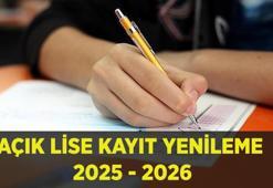 AÖL KAYIT YENİLEME 2025-2026: Açık öğretim lise yeni kayıt - kayıt yenileme ne zaman bitiyor? Açık lise sınav tarihleri ne zaman? 2025-2026 MEB AÖL takvimi