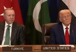 BM'de Gazze Zirvesi! Cumhurbaşkanı Erdoğan ile Trump bir araya geldi