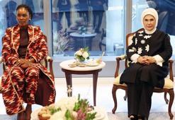 Emine Erdoğan, Gabon Cumhurbaşkanının eşi Nguema ile görüştü