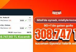 İki maçta 745 oran yakaladı 308.747,80 TL kazandı!