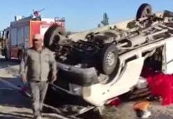 Şanlıurfa'da tarım işçilerini taşıyan minibüs devrildi! 20 yaralı