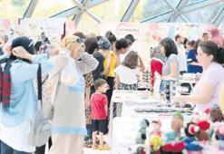 Denizli üreten kadınların yanında