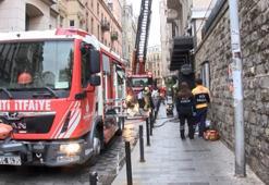 Beyoğlu’nda 6 katlı otelde yangın paniği