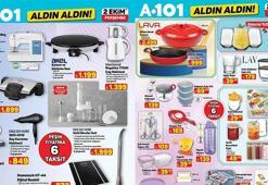 YARIN RAFLARDA SATIŞA ÇIKIYOR! A101 Aldın Aldın 2 Ekim Perşembe aktüel kataloğunda hangi ürünler satışa çıkacak? Dijital Termos, Dik Süpürge, Erkek Bakım Seti, 3 Katlı Sunumluk, Ayaklı Servis Tabağı...