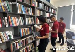 Hakkari'deki kütüphane gençlerin uğrak yeri oldu